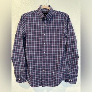 XS banana republic button down shirt - purple/bluey colour